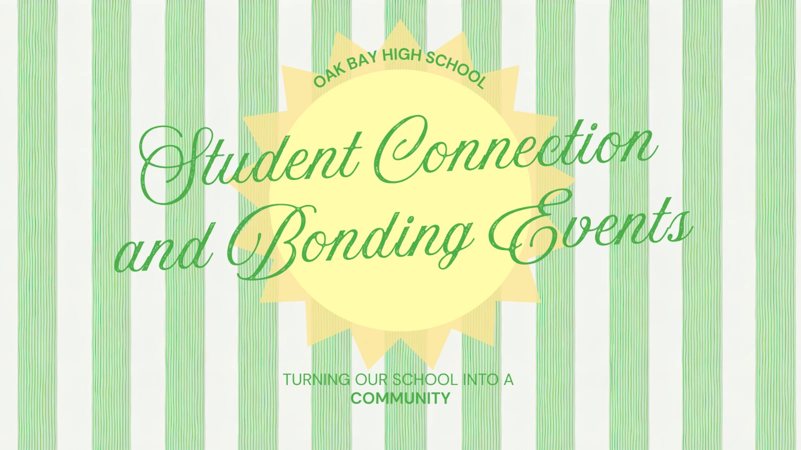 Oak Bay High Student Connection and Bonding Events — project cover